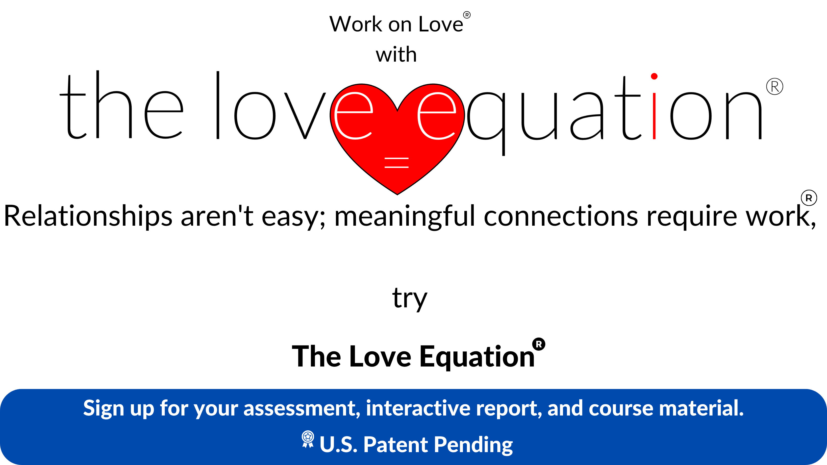The Love Equation